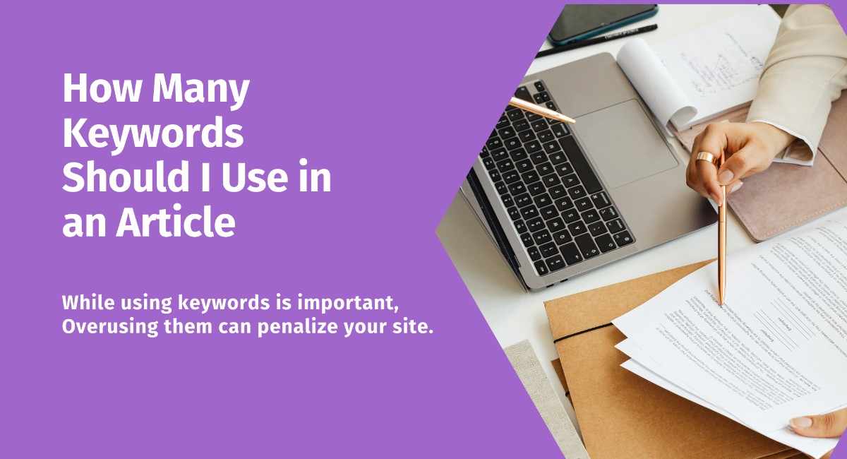 How many keyword should I use in an article