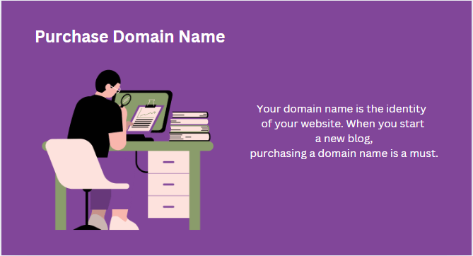 Purchase your domain name is important