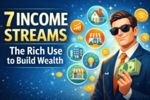 7 income streams the rich use to build wealth